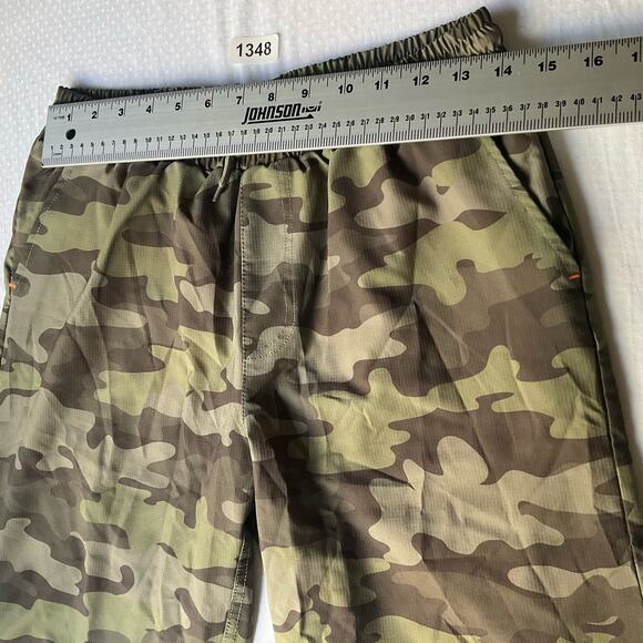 Eddie Bauer Boys Swimming Trunks size XL (18/20), Camo Green - Picture 2 of 11